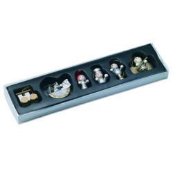 Set 6 decorazioni natalizie